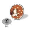 Personalized Buttons Lapel Pin Button Badge,print Lapel Pin for Men,Memorial Pin,Round Badge Wedding Sympathy Gift view 3