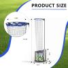 Creproly Volleyball Setter Trainer Net Adjustable Height and Angle Home Volleyball Trainer Net with Wheels and Collection Bag Volleyball Training Equipment for Both Indoor and Outdoor Training view 2