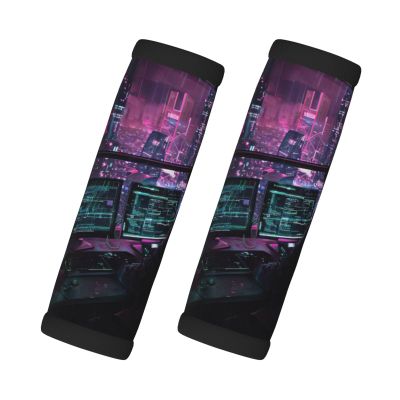 2 Pcs a Set Comfort Neoprene Hacker era Handle Wrap Grips for Travel Bag Luggage Suitcase Door Handle
