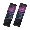 2 Pcs a Set Comfort Neoprene Hacker era Handle Wrap Grips for Travel Bag Luggage Suitcase Door Handle view 1
