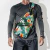 Chest Bag Watercolor Tropical Island Style Sling Bag for Men Crossbody Bag Fanny Packs for Women Sling Backpack for Travel view 2