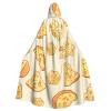 Juiimr Yellow Cheese Pattern Long Hooded Cape Cloak For Halloween Carnival Theme Party Cosplay Costume Decor view 1