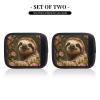 2 Pcs a Set Comfort Neoprene Cute Sloth Handle Wrap Grips for Travel Bag Luggage Suitcase Door Handle view 2