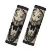 2 Pcs a Set Comfort Neoprene Runner Bull Skull Handle Wrap Grips for Travel Bag Luggage Suitcase Door Handle view 1