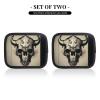2 Pcs a Set Comfort Neoprene Runner Bull Skull Handle Wrap Grips for Travel Bag Luggage Suitcase Door Handle view 2