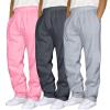 Mens 3 Pack Sweatpants Loose Fleece Casual Trousers Elastic Waist Drawstring Jogger Pants Baggy Running Sports Pants view 1