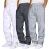 Mens 3 Pack Sweatpants Loose Fleece Casual Trousers Elastic Waist Drawstring Jogger Pants Baggy Running Sports Pants view 1