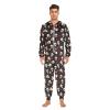 ALAZA Sugar Skull Spide Web Halloween Adult Onesie Pajamas Jumpsuit Unisex One-Piece Pajamas for Women Men L Multi view 3