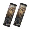 2 Pcs a Set Comfort Neoprene Beaver Working Handle Wrap Grips for Travel Bag Luggage Suitcase Door Handle view 1