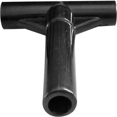 1 Pc T Tube Replacement Trampoline Pole Cover T Shaped Pipe Sleeve Trampoline Enclosure Pole End Caps Accessories for Workout Yard Parts Parts and AccessoriesBlack