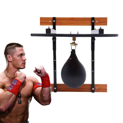 LYNICESHOP Speed Bag Platform Kit, 360 Ball Bearings Wall-Mounted Adjustable Speed Bag Platform Flexible Rotation Fitness Ball Boxing Reaction for Boxing and Fitness Enthusiasts