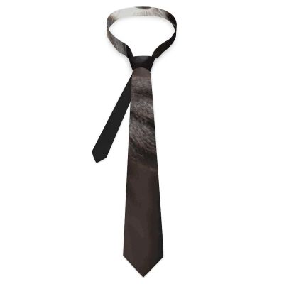 NWGHM Men's Necktie for Business Cute Raccoon Neck Tie for Men Classic Men's Tie Skinny Tie for Wedding Party