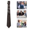 NWGHM Men's Necktie for Business Cute Raccoon Neck Tie for Men Classic Men's Tie Skinny Tie for Wedding Party view 4