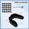 50 Pack Kids Youth Mouth Guard, Sports Mouth Guard Mouthpieces, Men and Women Teeth Mouth Protection for Basketball Boxing Hockey Lacrosse Athletic view 3