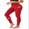 ODODOS ODTHERMAL Women's Fleece Lined Full Length Yoga Pants with Pockets - 28" High Waisted Warm Workout Leggings, Red, Small view 1
