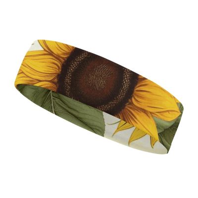 Sports Sweatbands, Sunflowers Floral Printed Sweatband Headbands for Men and Women Fitness Headbands Sweatbands for Running Basketball Cycling Football Yoga