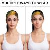 Sports Sweatbands, Sunflowers Floral Printed Sweatband Headbands for Men and Women Fitness Headbands Sweatbands for Running Basketball Cycling Football Yoga view 3