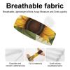 Sports Sweatbands, Sunflowers Floral Printed Sweatband Headbands for Men and Women Fitness Headbands Sweatbands for Running Basketball Cycling Football Yoga view 4