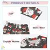 ALAZA Cat Kitten Black Christmas 2 Piece Pajama Set Long Sleeve Top and Pants Sleepwear Unisex 18M view 4