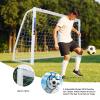 Hokicyos Soccer Goal for Backyard 86, 64 and 106.5 Soccer Goals with Soccer Target Net and Mark Cones, Weatherproof Soccer Goals with One Carry Bag and Net for Adults' Practice or Games view 3