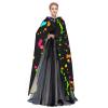Juiimr Glow in Dark Splatter Neon Long Hooded Cape Cloak For Halloween Carnival Theme Party Cosplay Costume Decor view 3