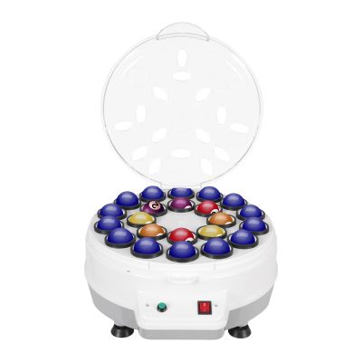 CNCEST Automatic Billiard Balls Cleaner and Polisher,Pool Ball Polisher for 22 Billiard and Snooker Balls,110V 180W Electronic Pool Ball Polishing and Cleaning Machine (22 Balls)