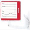Delta Sigma/ Theta Sorority, Inc. Round Crest Luggage Tag [Red - 3.125" x 4.5"] - ID#13545 view 2