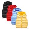 AIMAOMI Baby Girls&Boys Winter Cute High Neck Vest Lightweight Puffer Sleeveless Jacket Zip Up Hooded (Black, 2-3 Years) view 1