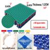 KYTGFH 12 Inches Basketball Court Kindergarten Modular Interlocking Sports Floor Tiles Indoor Outdoor Weatherproof Plastic Flooring Floor Mats,Light Green,1PCS view 2