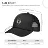 Angry Panda Baseball Cap Women Men Mesh Back Hat Adjustable Trucker Hats Sun Hat view 4