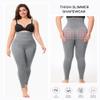 Nebility Tummy Control Shapewear for Women Butt Lifting Shapewear Thigh Slimmer High Waisted Body Shaper Girdles (Grey,Small) view 2