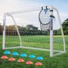 Hokicyos Soccer Goal for Backyard 106.5, 64 and 86 Soccer Goals with TrainningTarget Net and Mark Cones, Weatherproof Soccer Goals with One Carry Bag and Net for Adults' Practice or Games view 1