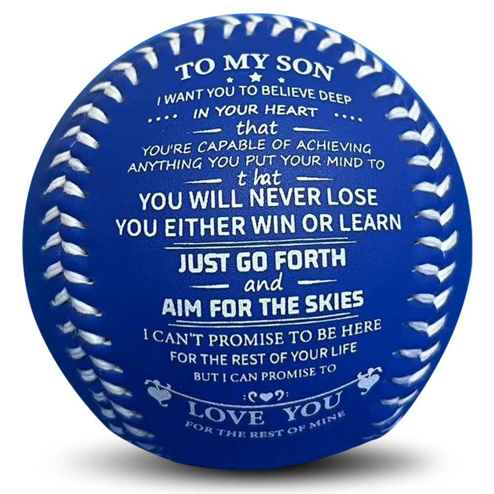 Moactiv A Meaningful Gift for Your Son: Motivational Baseball, Printed with Inspiring Words