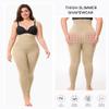 Nebility Tummy Control Shapewear for Women Butt Lifting Shapewear Thigh Slimmer High Waisted Body Shaper Girdles (Beige,Large) view 2