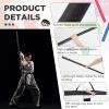 ShinyRelief 2 Pcs Foam Padded Sticks Martial Arts Training Stick, Foam Padded Practice Bar with Carrying Bag for Safe Practice Training Martial Arts and Karate(Black,3.94 ft) view 3