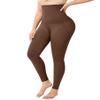 Nebility Tummy Control Shapewear for Women Butt Lifting Shapewear Thigh Slimmer High Waisted Body Shaper Girdles (Brown,Large) view 1
