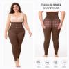 Nebility Tummy Control Shapewear for Women Butt Lifting Shapewear Thigh Slimmer High Waisted Body Shaper Girdles (Brown,Large) view 2