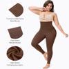 Nebility Tummy Control Shapewear for Women Butt Lifting Shapewear Thigh Slimmer High Waisted Body Shaper Girdles (Brown,Large) view 3