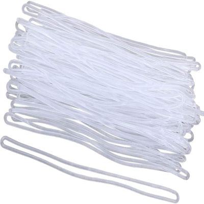 50 Pcs Transparent Plastic Travel Luggage Tag Loops Holder PVC Name Tag Loop Straps Worm Loops Office Supplies Blank Labeling Tags Shower Accessories for Bag Labels, Indexes and Stamps(160mm)