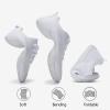 OITLSR Cheer Shoes Girls White Cheerleading Dance Shoes Athletic Training Tennis Breathable Youth Competition Cheer Sneakers Women Size 9.5 White 41 view 3