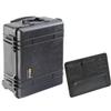 Pelican 1560 Watertight Wheeled Hard Case without Foam Insert, Black, Bundle with PC1569 Lid Organizer view 1