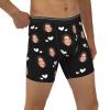 Nsipan Custom Boxers for Men with Funny Face Customized Long Underwear for Boyfriend Husband Personalized with Photo Gifts for Valentines Day Anniversary Birthday view 4