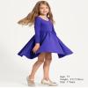 Stelle Girls Cotton Long Sleeve Dress Twirl Dress,Indigo,10 Years view 4