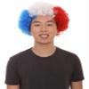 BC GOODS BY Adult Unisex France Jumbo Sport Fun Wigs | Afro Patriotic Wig with Breathable Capless Cap for Men and Women| Synthetic Fiber Wig Perfect for Sport's and Halloween Cosplay view 1