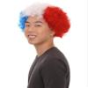 BC GOODS BY Adult Unisex France Jumbo Sport Fun Wigs | Afro Patriotic Wig with Breathable Capless Cap for Men and Women| Synthetic Fiber Wig Perfect for Sport's and Halloween Cosplay view 2