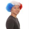 BC GOODS BY Adult Unisex France Jumbo Sport Fun Wigs | Afro Patriotic Wig with Breathable Capless Cap for Men and Women| Synthetic Fiber Wig Perfect for Sport's and Halloween Cosplay view 4