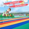 KYTGFH 30.5 cm Roller Skating Hall Modular Interlocking Floor Tiles, DIY Colorful Puzzle Plastic Floor Mat with Drain Holes, Anti,Skid and Wear,Resistant,Gray,1,16PCS view 3