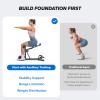 MERACH Deep Squat Machine for Women, Adjustable Glutes Trainer Machine, Core & Leg Exercise, Push Up Workout Equipment at Home Gym(Blue) view 4