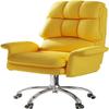 WCH Home Office Desk Chair, Office Desk Chair Pu Leather Office Chair 360 Rotate Office Desk Chair Adjustable Angle(Size:Green,Color:Yellow-) view 1