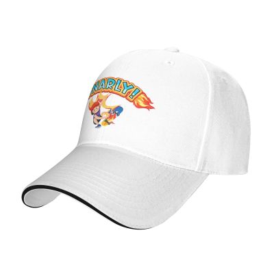 A Boy on a Skateboard Baseball Cap Women Men Hat Adjustable Truck Driver Baseball Caps Sun Hat White